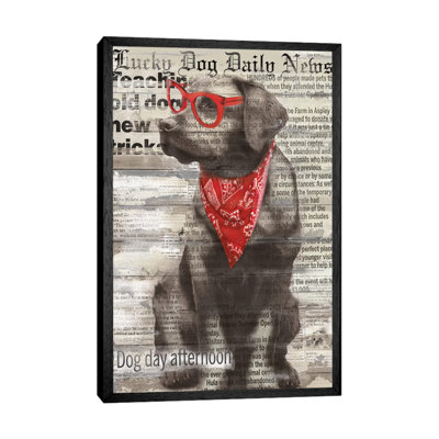 Lucky Dog by Carol Robinson - Print on Canvas