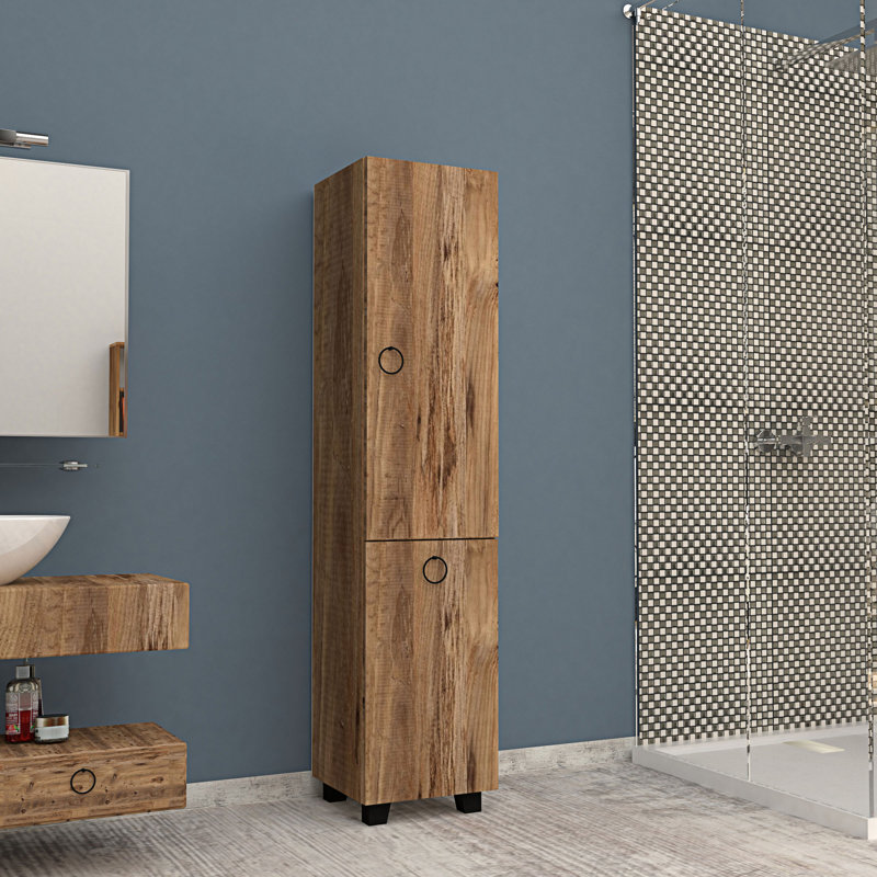 Oyee Linen Cabinet, Walnut