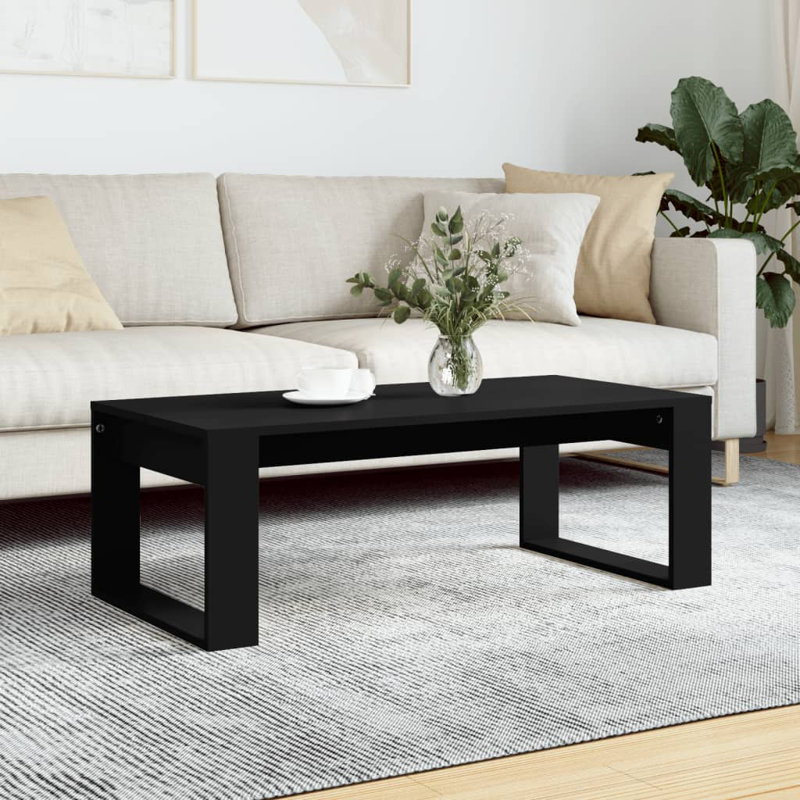 Ocia Sled Coffee Table, Black