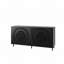 Buffet Mid-Century 60 po avec 4 portes Mid-Century
