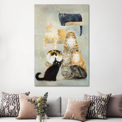 The Haynes Cats- Gallery-Wrapped Canvas Giclée