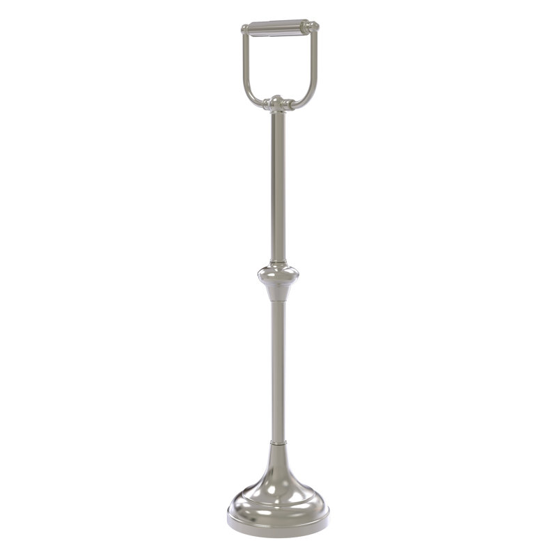 Porte-papier sur pied, Nickel satiné