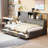 Wooden Twin Daybed With Usb Ports & 3 Drawers-438856327-438856320