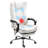 Microfiber Massage Office Chair, High Back Computer Chair with 6 Point Massage and Heat-268749846