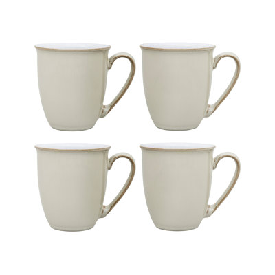 Linen Set of 4 Coffee Beakers/Mugs