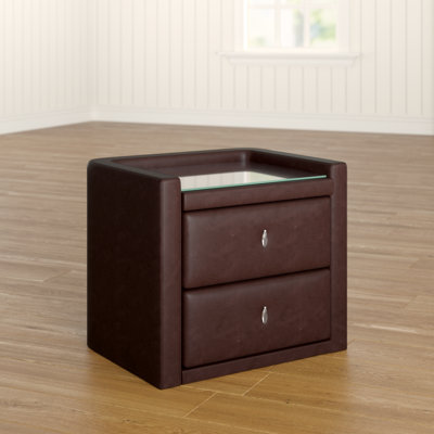 Meilani 56.5cm W Metal Bedside Table