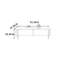Table basse en acier inoxydable