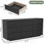 Commode triple flottante 9 tiroirs l 63 po-885360540