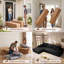 Canapé modulaire 108 po pour salon modulaire en L en tissu de velours côtelé désossé avec méridienne-708600884-708285136