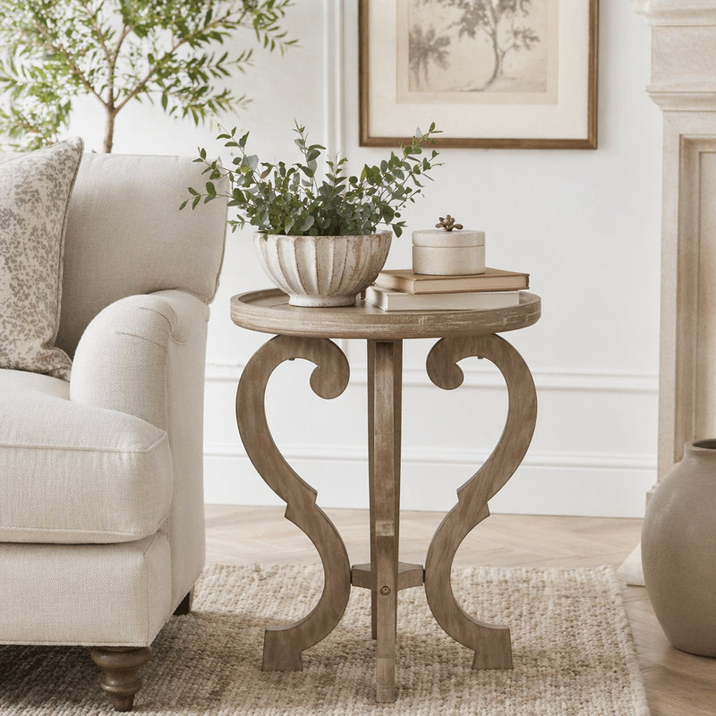 Table de bout en sablier French Country