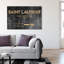 Panneau de signalisation de Saint Sulpice - art textuel sur toile-69933405-51239956