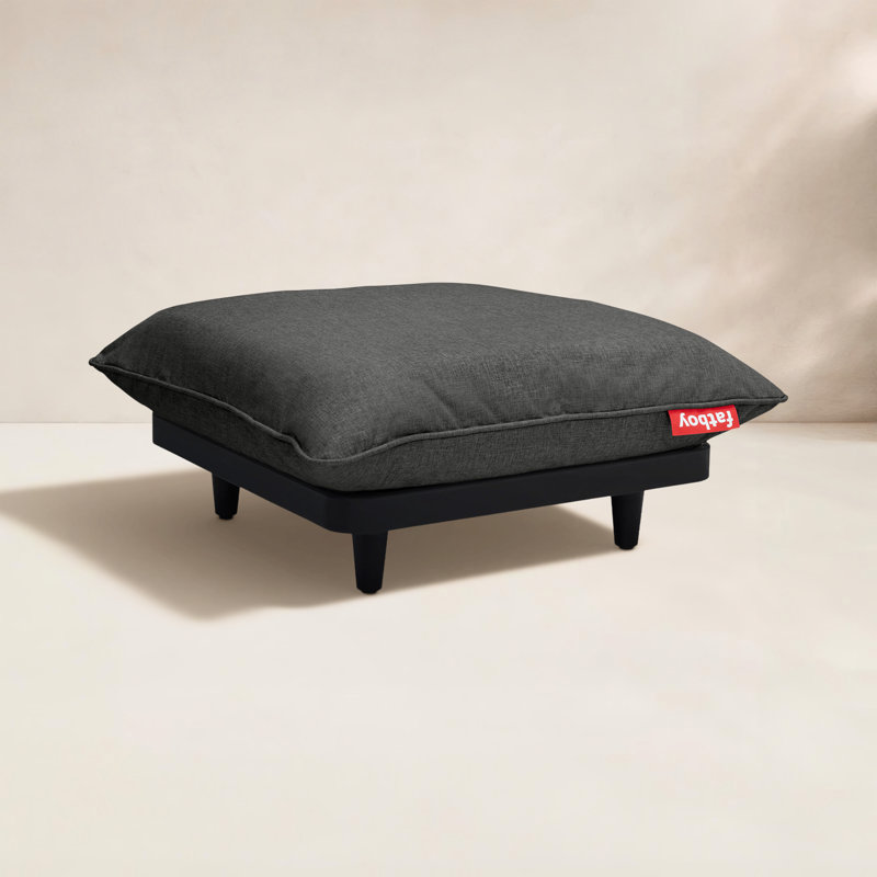 Paletti Outdoor Patio Modular Hocker, Thunder Gray