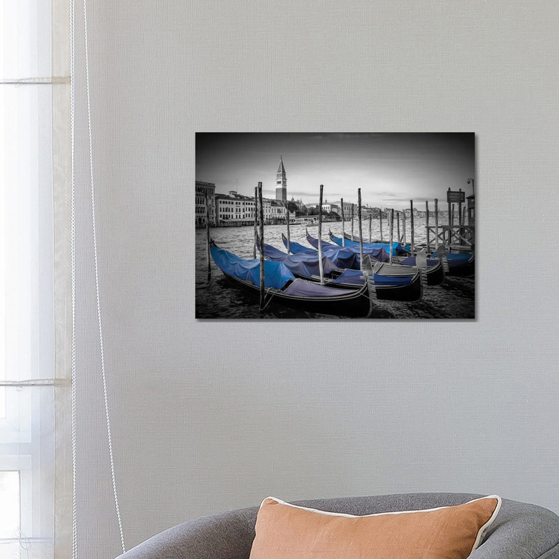Grand Canal And St Mark's Campanile by Melanie Viola - Wrapped Canvas Print, 66.04 cm H x 45.72 cm W x 3.175 cm D