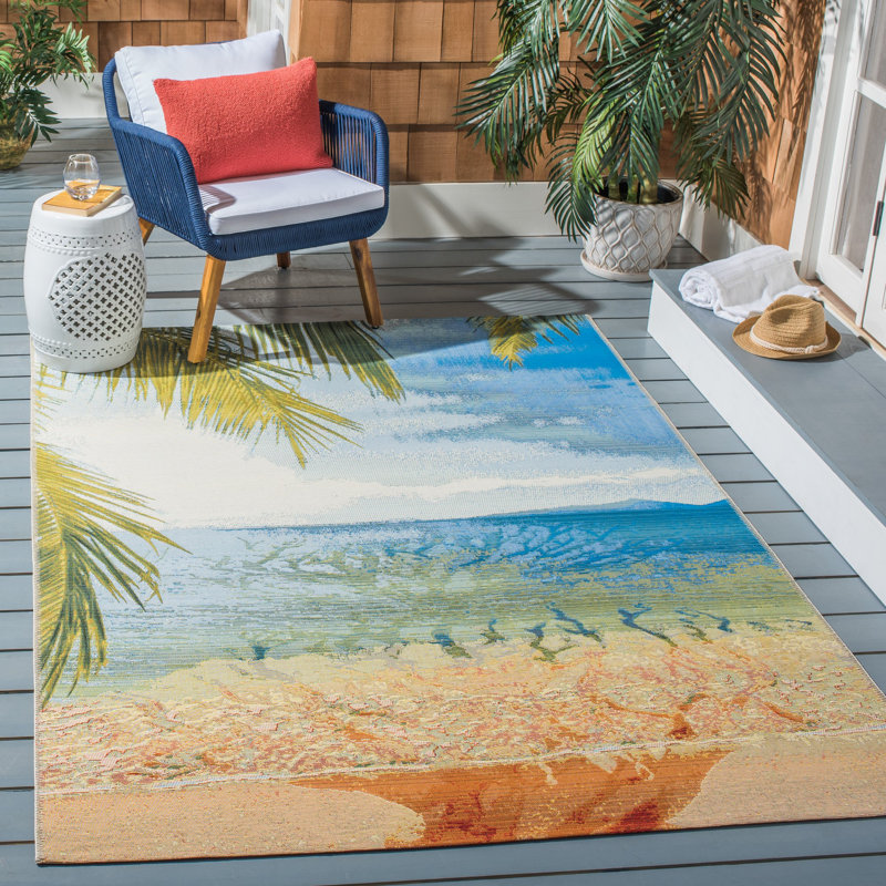 Tapis d'intérieur / extérieur Kennard 500 Performance Southwestern, Rectangle 6 pi 6 po x 9 pi 4 po