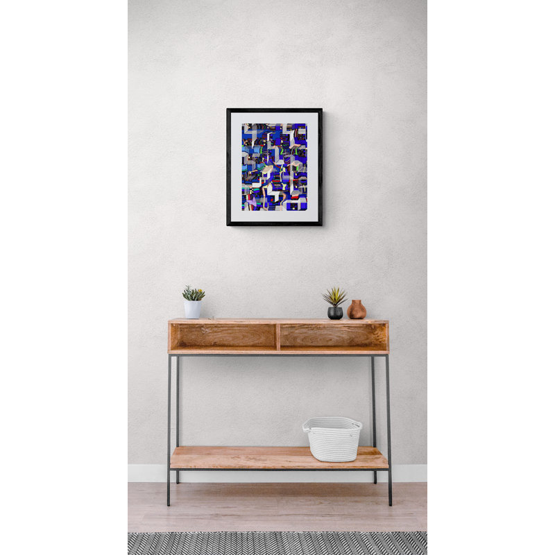 Cluster Of Time Print by Drew Gaffney, Black Framed Paper, 21.25" H x 17.25" W