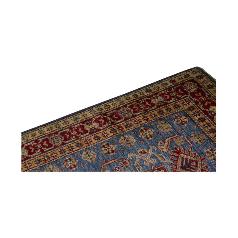Kazak Hand Woven Wool Oriental Area Rug