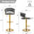 Christal Swivel Upholstered Adjustable Height Counter Stool-2109566883-2099052508