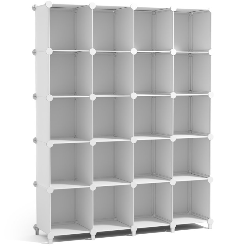 Organisateur de rangement cubique Sorbus, White, Paquet de 20