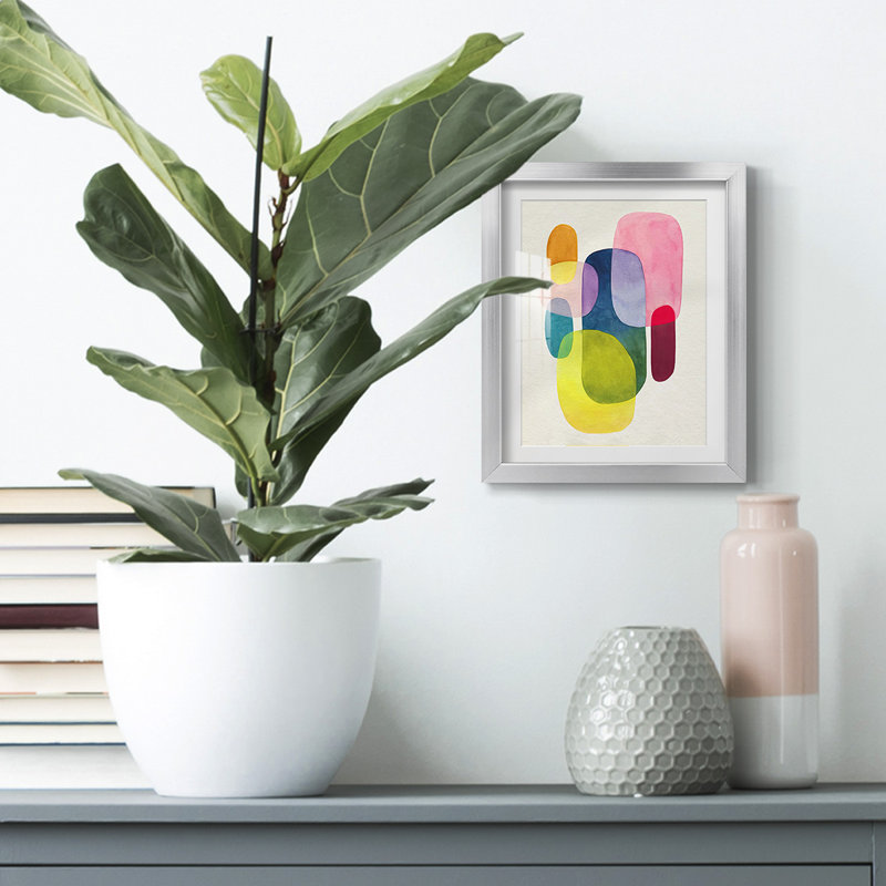 Sunlit Spectrum I - impression encadrée, H 25,5 po x l 17,5 po, Argent argent