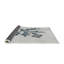 Tapis gris/noir/bleu à motifs-767353695