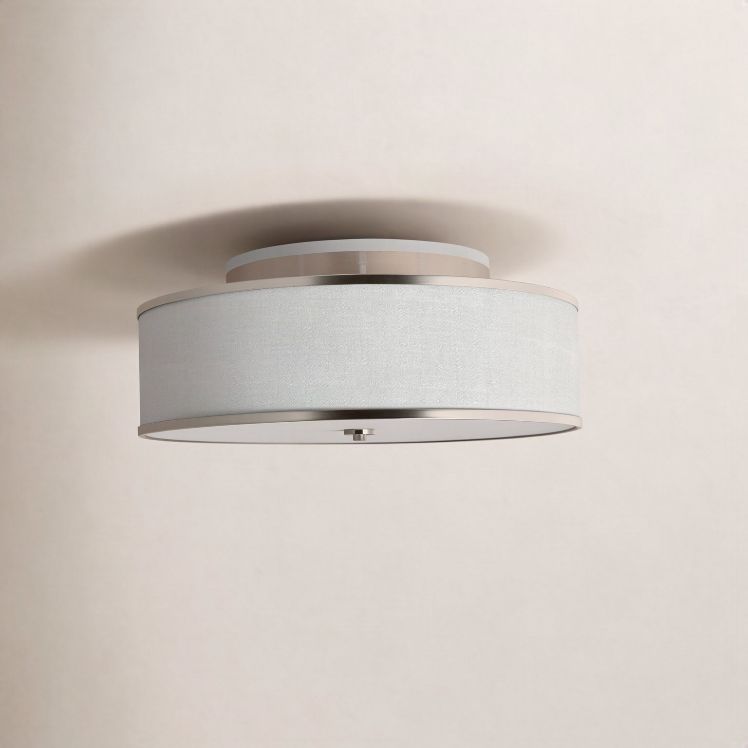 Deeann 5-Light Semi Flush Mount, Satin Nickel