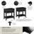 23.3" W 1-Drawer Fluted End Table-775866326