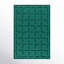 Rectangle Loretto Geometric Hand Loomed Wool Area Rug in Green-634904547