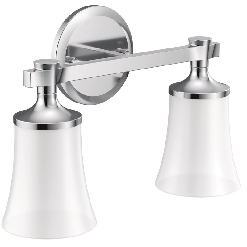 Flara 2-Light Vanity Light, Chrome