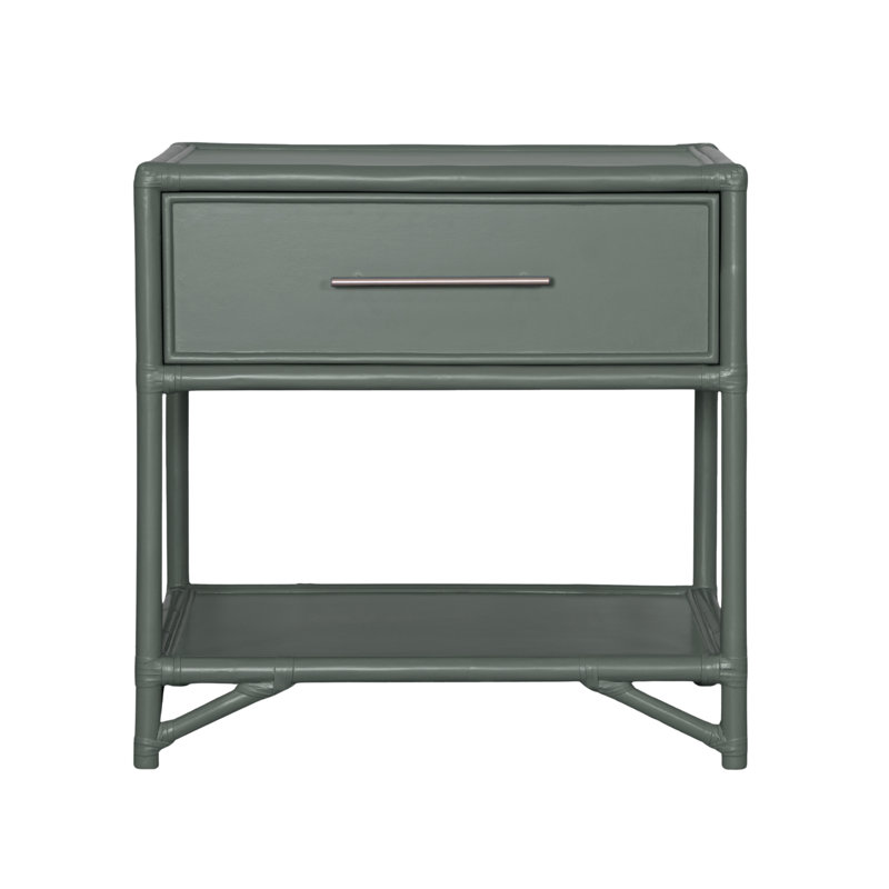 Olivia Collection 1 - Drawer Nightstand, Evergreen