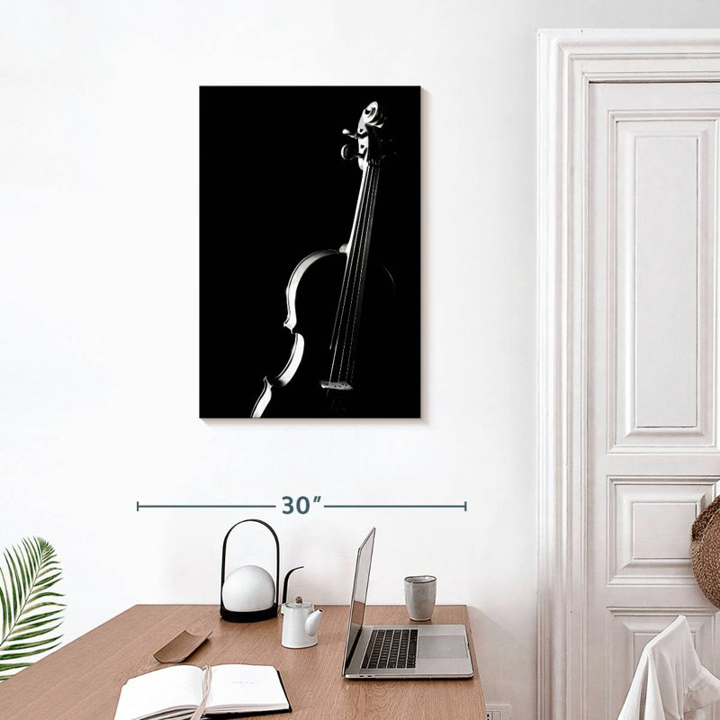 Silhouette de violon Abarca, H 30 po x l 20 po