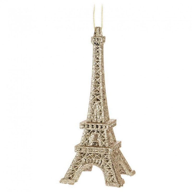 Glitter Eiffel Tower Ornament