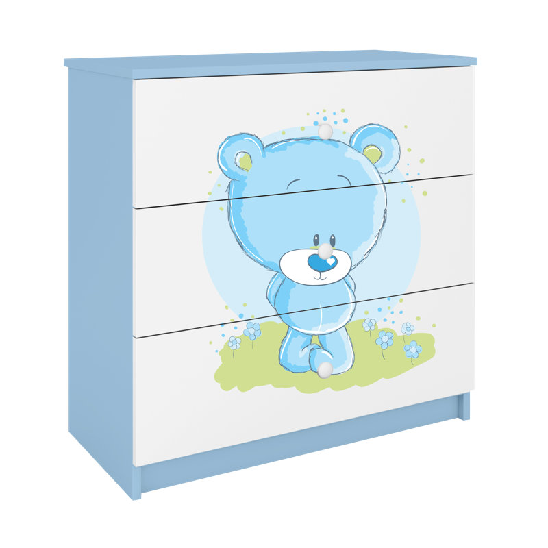 Cicero Kids 3 - Drawer Chest, Blue