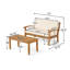 SIEGE D'AMOUR + TABLE BASSE-1749408597