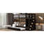 Lit superposé Twintwin avec rangement organisé et construction - Bois massif pour les chambres à coucher-130040790