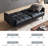 Reiana Twin 76.8'' Faux Leather Convertible Sofa-1793561578