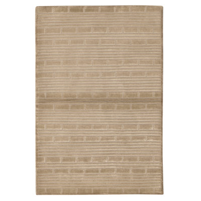 Tapis doré de haute qualité noué à la main