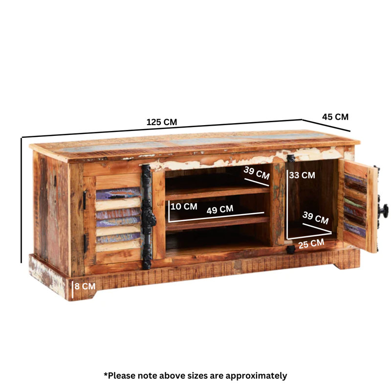 Zerktouni Unfinished TV Stand for TVs up to 55"