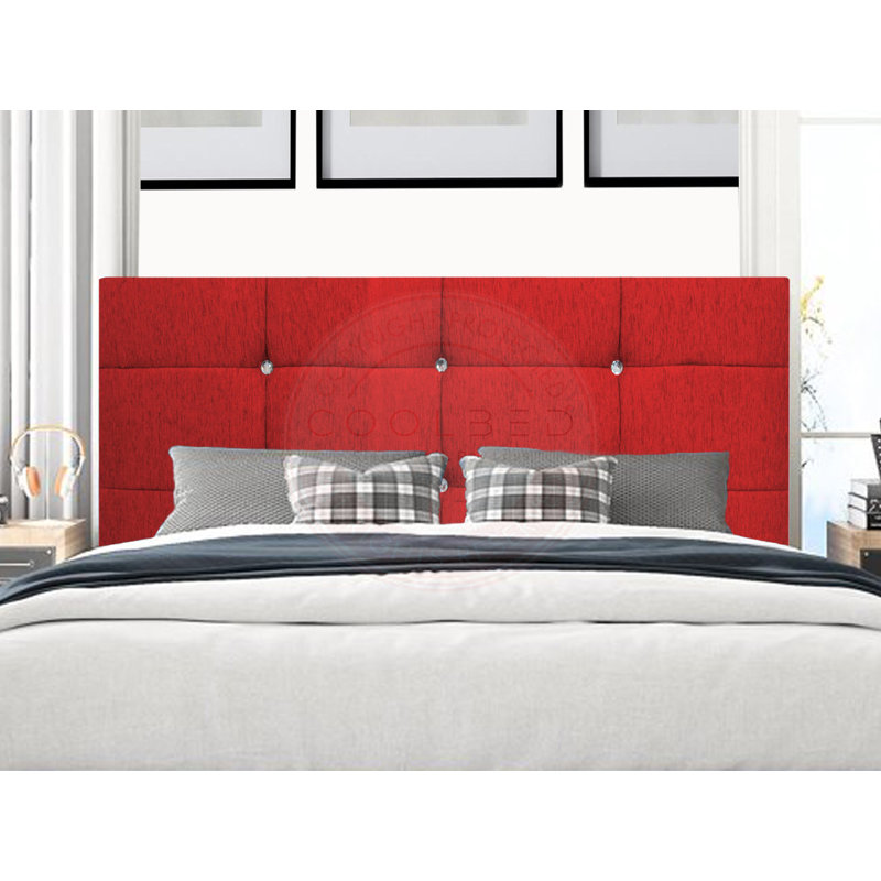 Lechlade Upholstered Headboard, Small Single (2'6), Grey