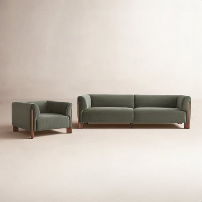 Wanetta 2-Piece Velvet Living Room Set