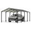 Abri d'auto 12 x 20 pi avec toit et cadre