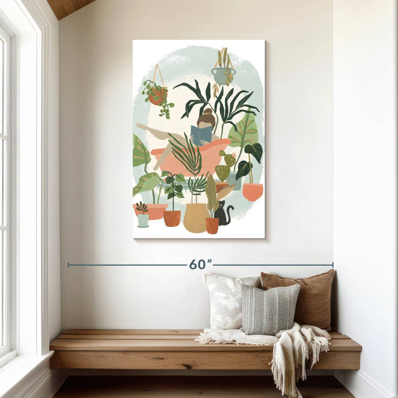Plant Lady Bath I, H 45 po x l 30 po