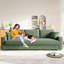 4 Seater Corduroy Sofa-1431803798
