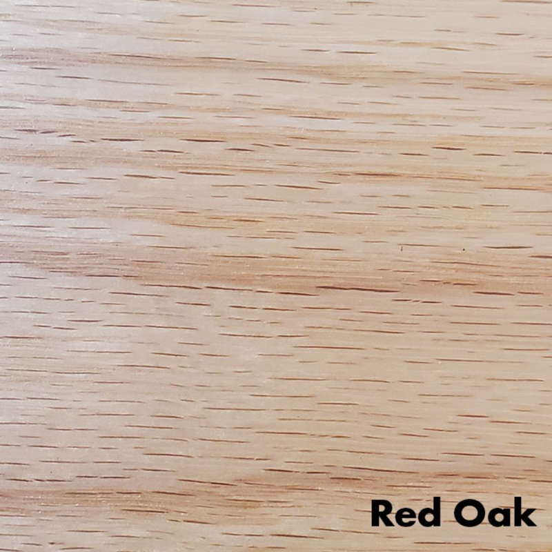 36" Red Oak 3-Step Foldable Rolling Ladder