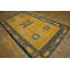 Tapis de couloir antique en laine jaune