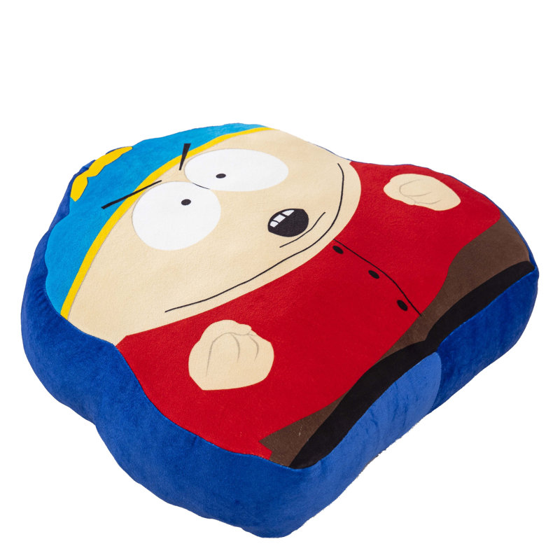 Paramount South Park Angry Cartman Plush Logo Cloud Pillow, Durable, 15 Inches