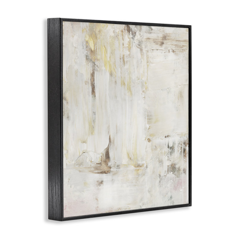 Giclée naturelle abstraite encadrée par Victoria Barnes, H 14 po x l 11 po, Giclée encadrée noir minuit