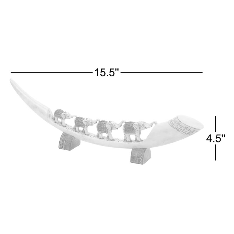 Statue Wallus Green Elephant Tusk