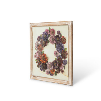 Dried Hydrangea Wreath Print