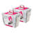 Life Story 5.7L Shoe and Closet Storage Box Stacking Containers, Clear-96879436