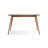 4 - Person Cherry Wood Color Rectangular Solid Wood Dining Table Set